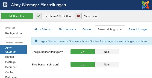 Sitemap bei Google und Bing einreichen