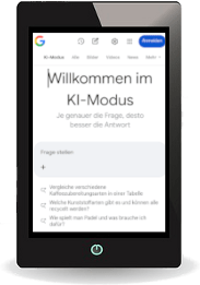 Bildschirmfoto KI-Anfrage